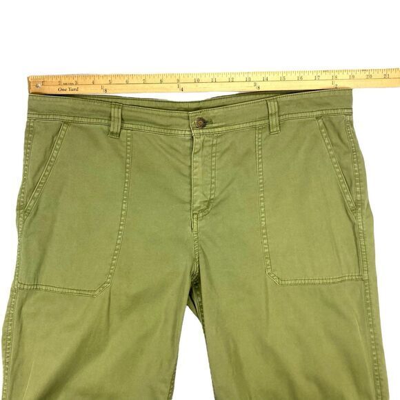 Pendleton Pants Womens Size 16 Petite Green High Waisted Straight Leg Utility - Picture 10 of 15